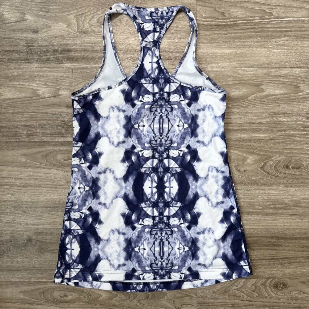 Lululemon Tank Womens 8 Multi Tie Dye‎ Racerback Yoga Athletic Workout Top - Picture 2 of 6